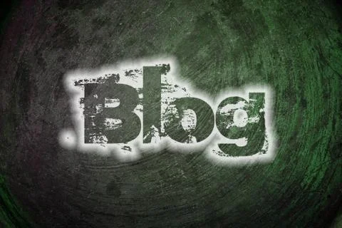 Blog text on background Stock Illustration