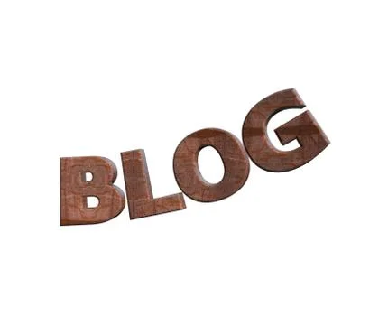 Blog text Stock Illustration