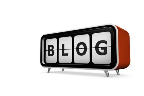 Blog website Stock Illustration