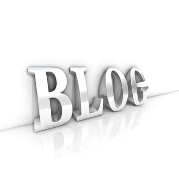 Blog website Stock Illustration