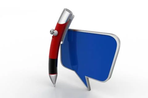 Blog writing concept Free Stock Illustration