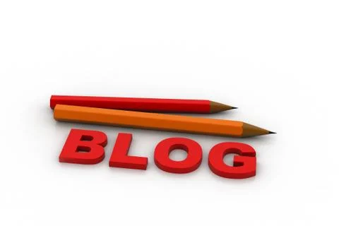 Blog writing concept Free Stock Illustration
