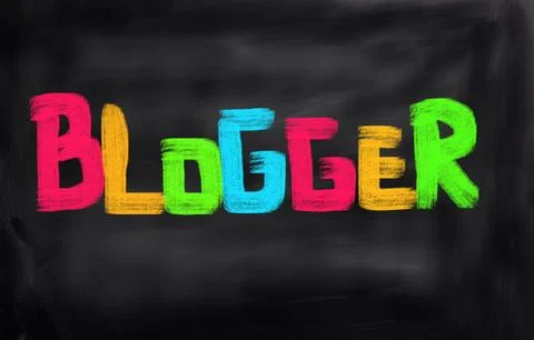 Blogger Concept Illustrazione stock