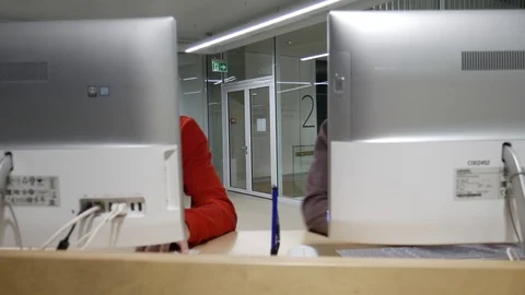 Blogger, freelancer, programist , developer, office work Stock Footage 100435089