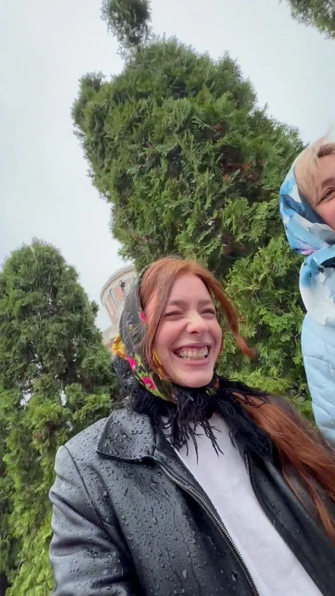 Blogger Gets Extra Blessing, Kyiv, Ukraine - 16 Apr 2023 Stock Footage 238849837