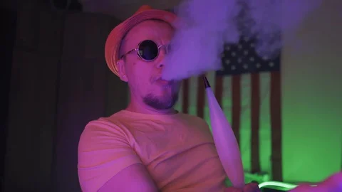 Blogger making a new video using smartphone Stock Footage 130042807