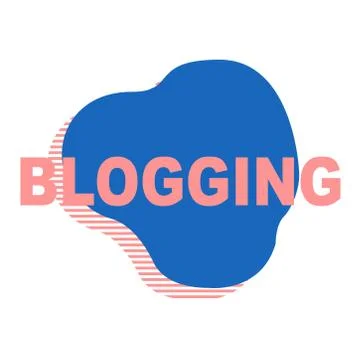 Blogging icon on a white background. Vector illustration. EPS 10 Stock Illustration