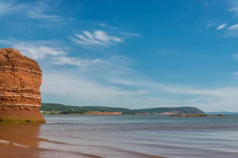 Blomidon cliffs Stock Photos