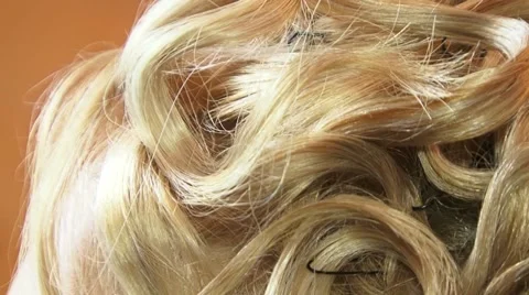 Blond Curls Video stock 52487741