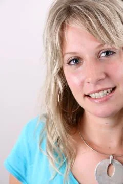 Blond Model Foto stock