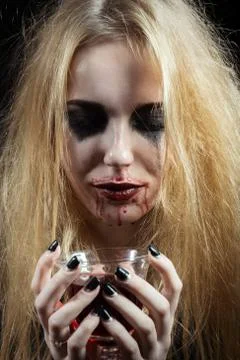Blond witch woman Photos