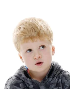 Blonde boy Stock Photos