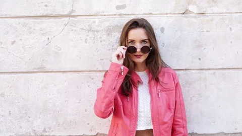 Blonde in sunglasses Stock Footage 106095294