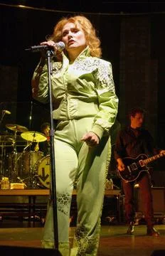  Blondie live at The Gibson Ampitheater, Universal Studios, Los Angeles - ... 스톡 사진