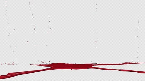 Blood 3D Simulation Red Liquid Stock Footage 154472854