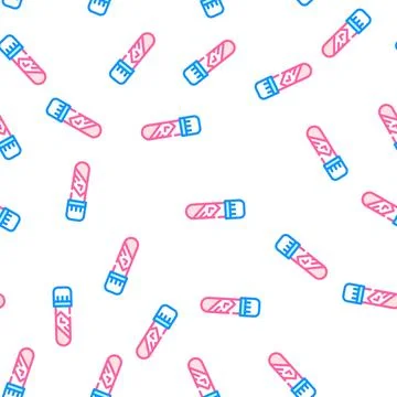 Blood analysis vector seamless pattern color Illustrazione stock