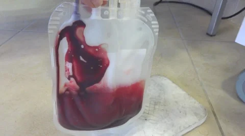 Blood bag Stock Footage 31821710