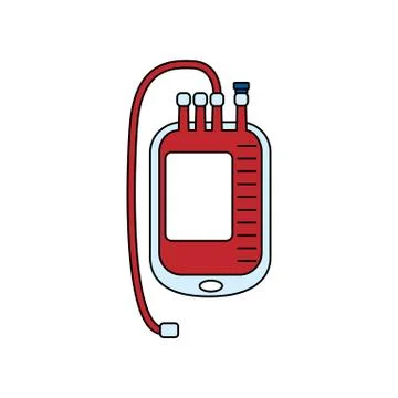 Blood bag icon Illustrazione stock