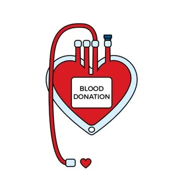 Blood bag icon Illustrazione stock