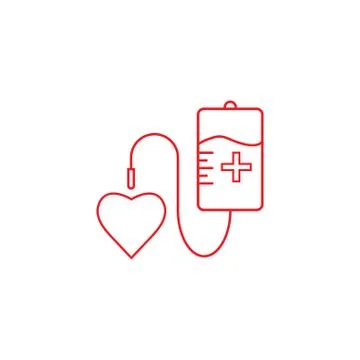 O Positive Blood in the Bag. Blood Bag Vector Illustration. Healthcare  Conceptual Symbol Design Stock Vector - Illustration of medical, help:  233544643