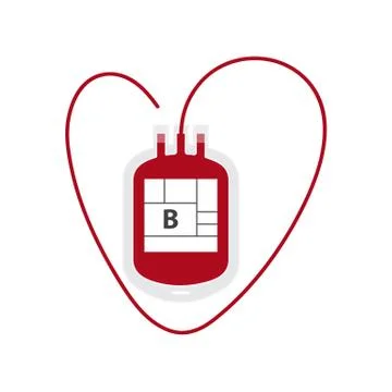 Blood Bag isolated on white,vector Stock Illustration