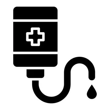 Blood Bag Vector Icon Design Illustration Illustrazione stock