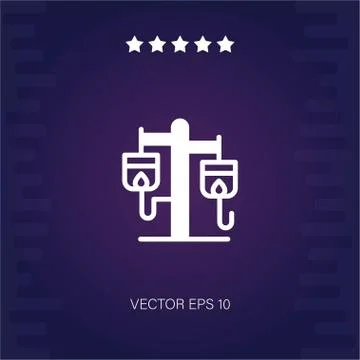 Blood bag vector icon Stock Illustration