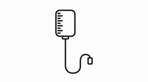 Blood bag vector icon Stock Illustration