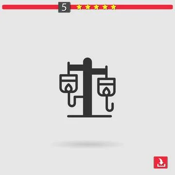 Blood bag vector icon Stock Illustration