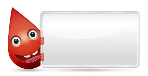 Blood banner Stock Illustration
