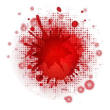 Blood blobs Stock Illustration