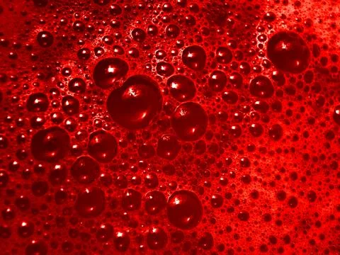 Blood bubbles Foto stock