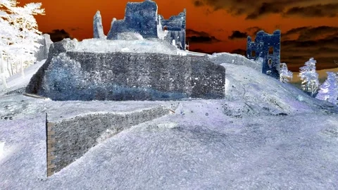 Blood castle Video stock 303862561