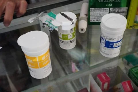 Blood check Stock Photos
