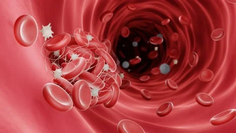 Blood clot formation Vidéo 174279439