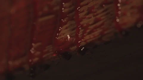 Blood on the cross Stock Footage 46950147