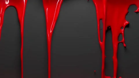 Blood discharge or red fluid in the black background 库存影片 337947653
