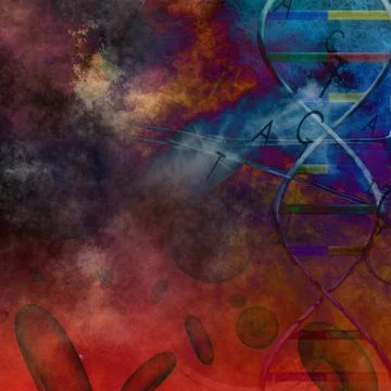 Blood DNA Stock Illustration