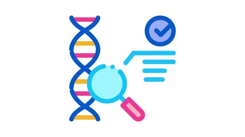 Blood dna test Icon Animation Stock Footage 145279840