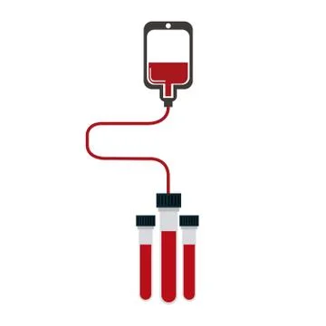 Blood donation campaign elements 스톡 일러스트
