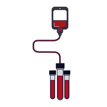 Blood donation campaign elements イラスト素材