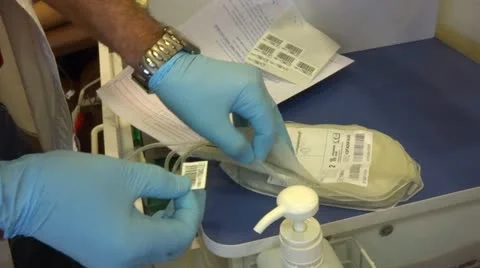 Blood donation Video stock 12045128