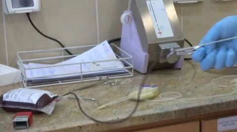 Blood donation Stock Footage 12046423