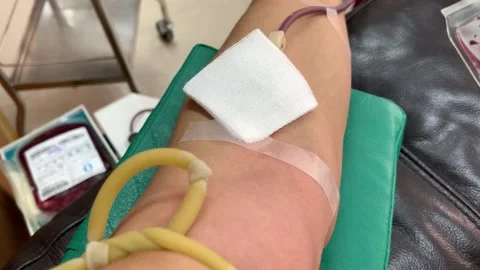 Blood donation 스톡 동영상 131542317