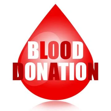 Blood donation Illustrazione stock