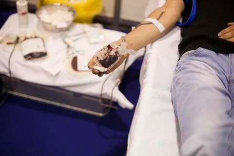 Blood donation Stock Photos