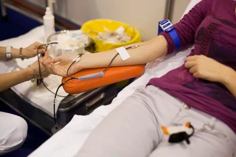 Blood donation Stock Photos