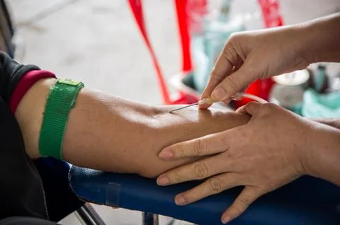 Blood donation. Stock Photos