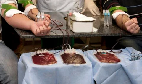 Blood donation Stock Photos