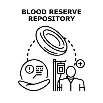 Blood donation process and transfusion concept Stock Illustration